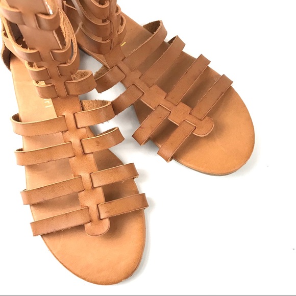 Steve Madden Girl Sophia Brown Tall Gladiator 8.5 - Picture 6 of 8